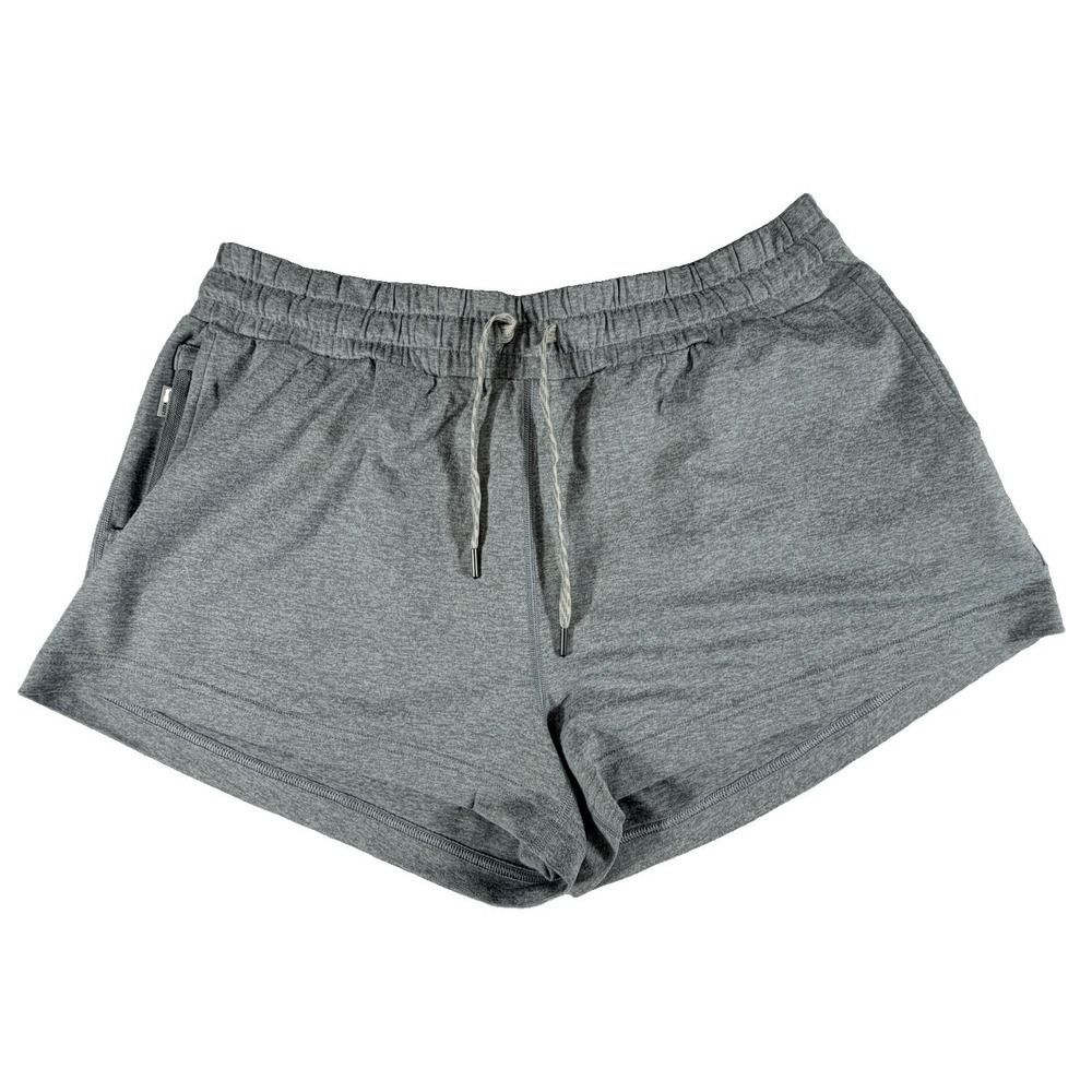 Vuori Shorts Women's Sz M Heather Gray Halo Performance Casual